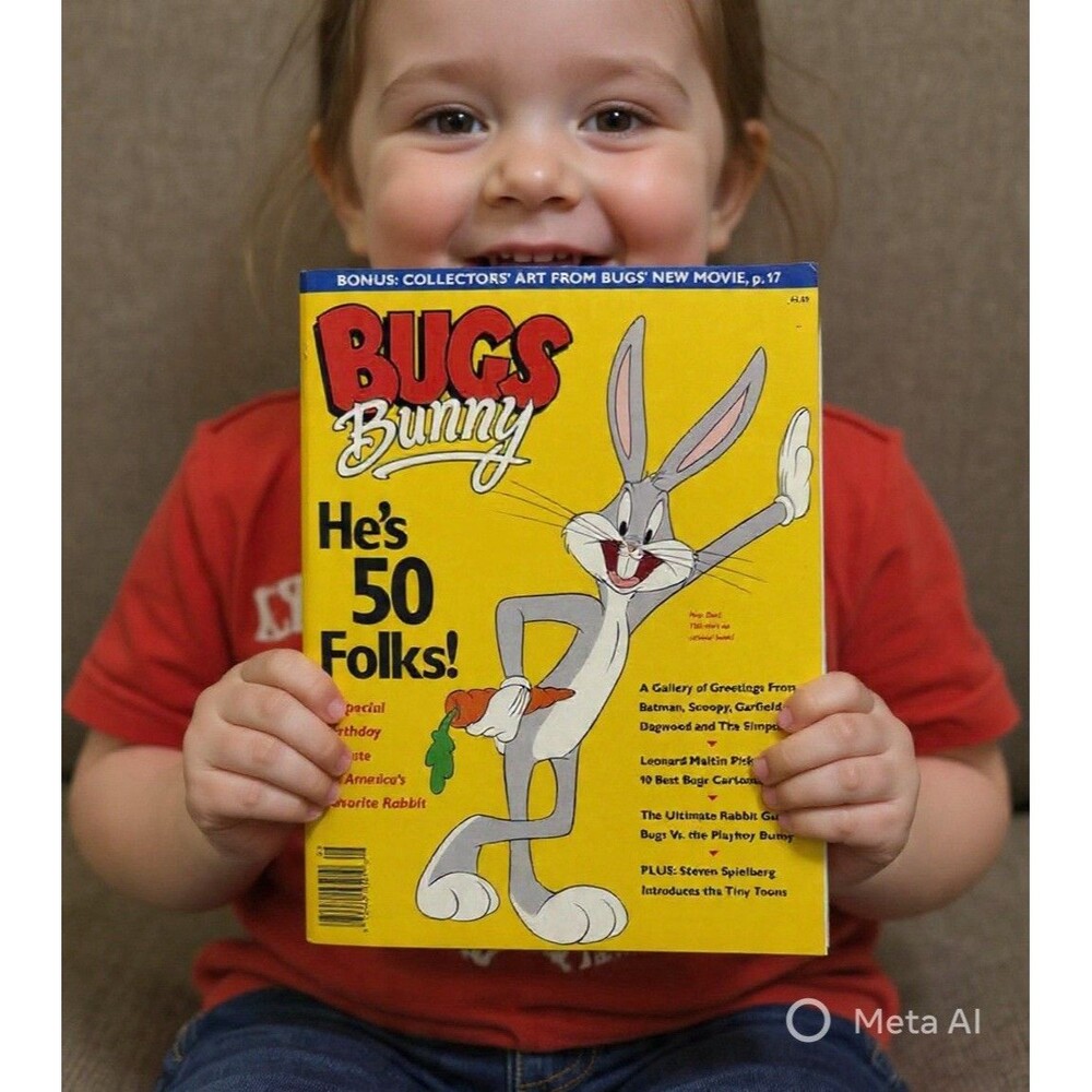 Bugs Bunny Special Edition Birthday Tribute Magazine 1990 Looney Tunes